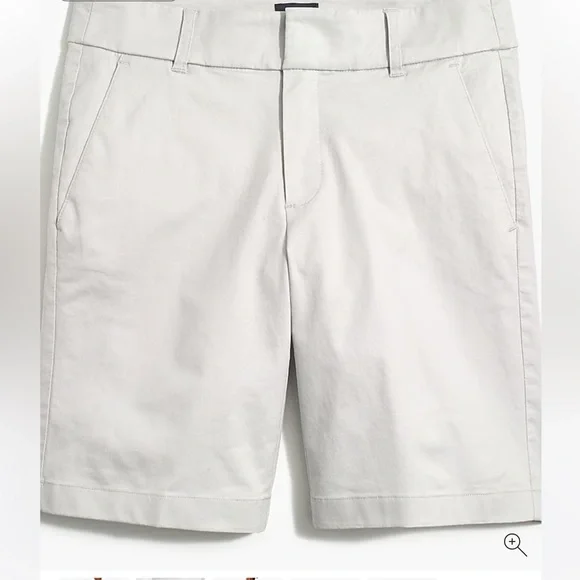 J. Crew Factory Frankie Bermuda Shorts Gray 9” - Picture 3 of 7